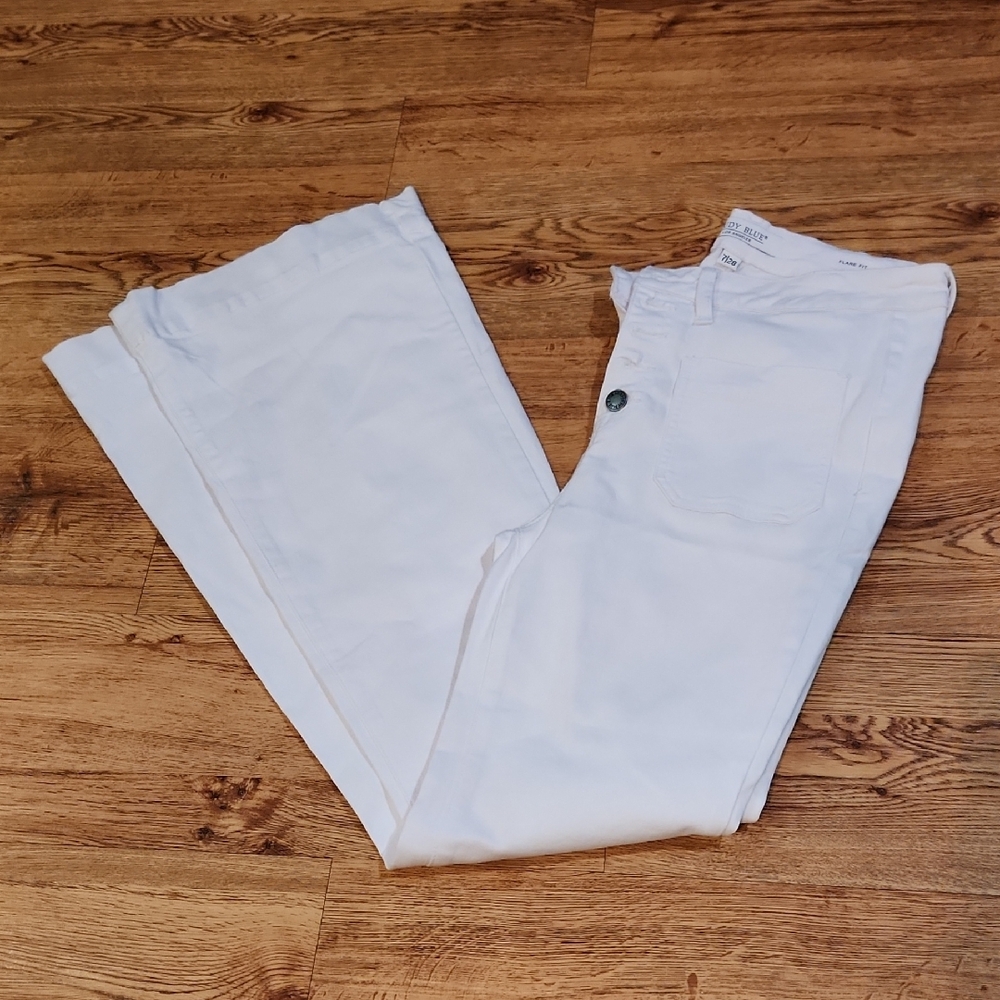White Flare Jeans